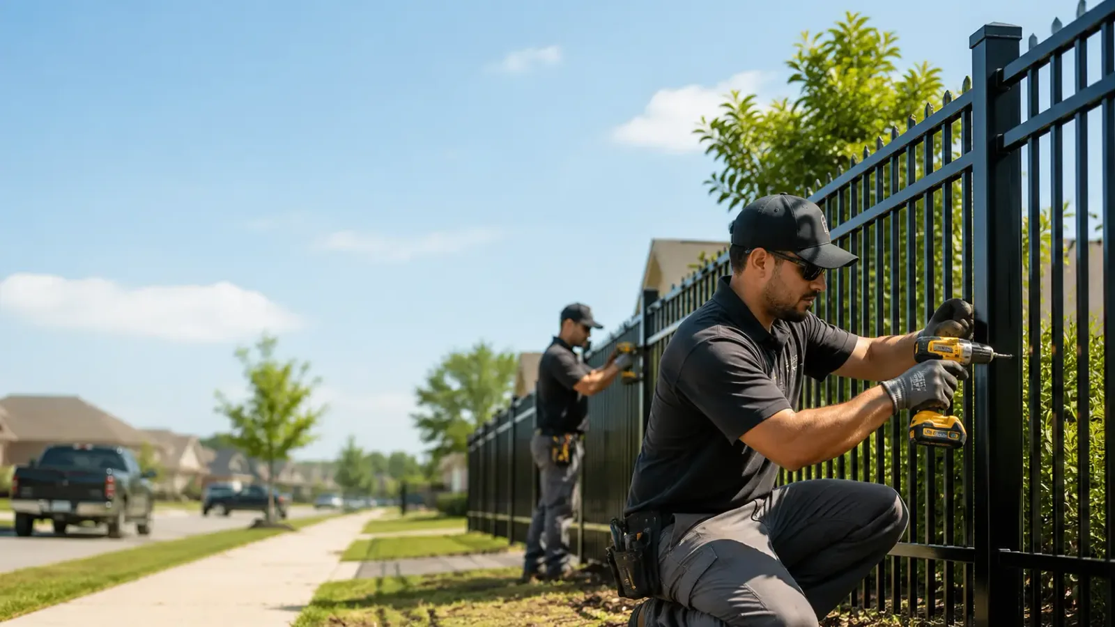 Metal Fence Installation in Tracy, CA